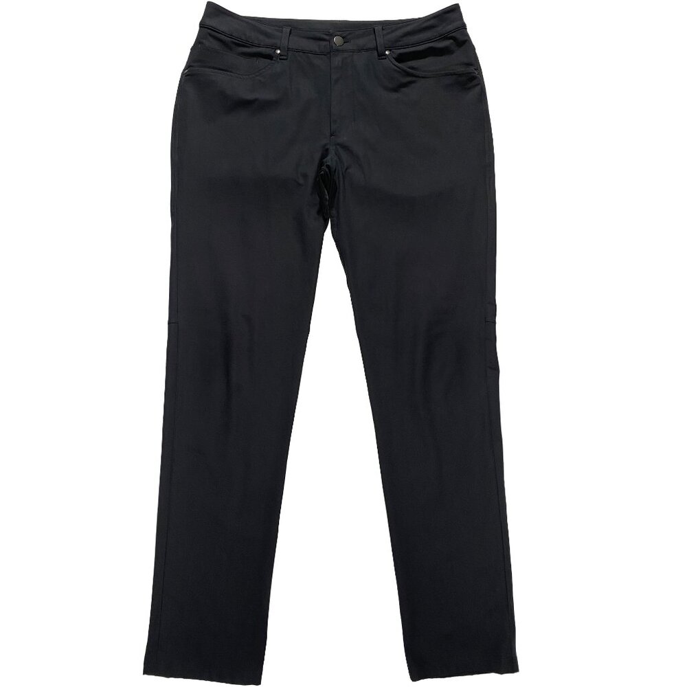 M5AD9S - Lululemon ABC Pant Slim Warpstreme Dark Gray men's size 33x30.5